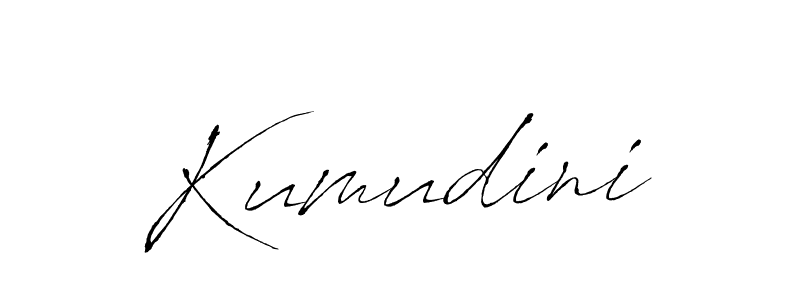 Make a beautiful signature design for name Kumudini. With this signature (Antro_Vectra) style, you can create a handwritten signature for free. Kumudini signature style 6 images and pictures png