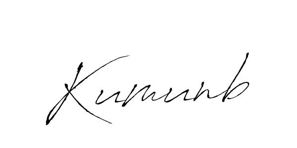 Also we have Kumunb name is the best signature style. Create professional handwritten signature collection using Antro_Vectra autograph style. Kumunb signature style 6 images and pictures png