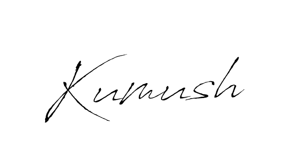 How to make Kumush signature? Antro_Vectra is a professional autograph style. Create handwritten signature for Kumush name. Kumush signature style 6 images and pictures png