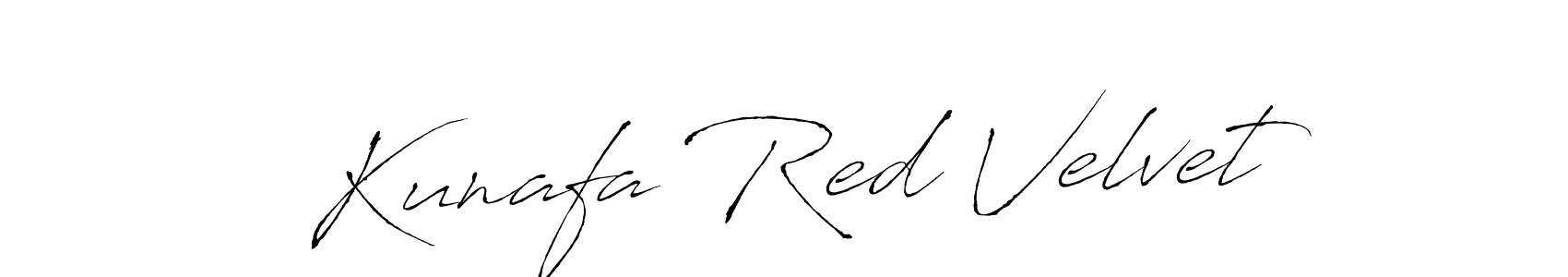 You should practise on your own different ways (Antro_Vectra) to write your name (Kunafa Red Velvet) in signature. don't let someone else do it for you. Kunafa Red Velvet signature style 6 images and pictures png