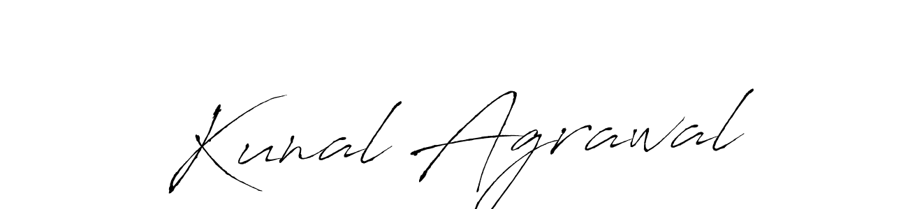 Kunal Agrawal stylish signature style. Best Handwritten Sign (Antro_Vectra) for my name. Handwritten Signature Collection Ideas for my name Kunal Agrawal. Kunal Agrawal signature style 6 images and pictures png