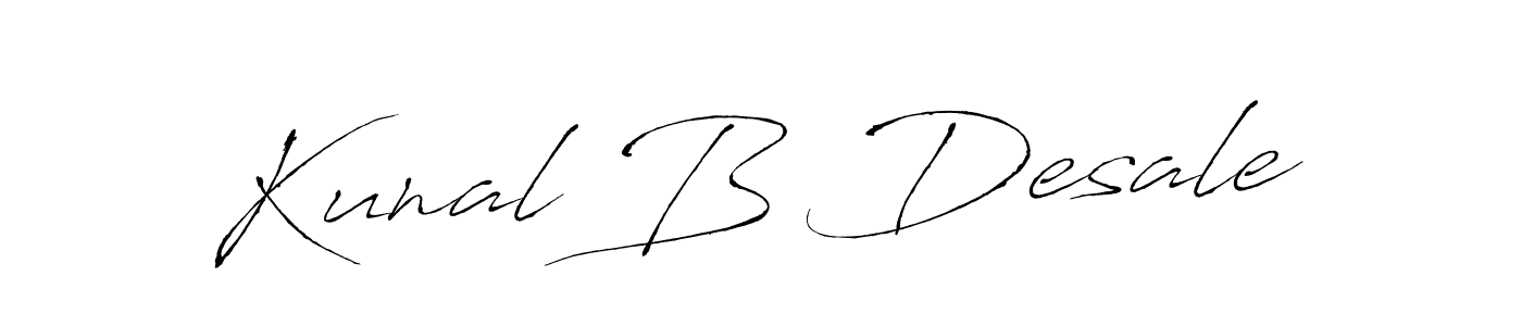 Also You can easily find your signature by using the search form. We will create Kunal B Desale name handwritten signature images for you free of cost using Antro_Vectra sign style. Kunal B Desale signature style 6 images and pictures png