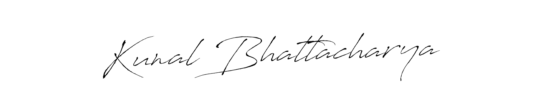 Kunal Bhattacharya stylish signature style. Best Handwritten Sign (Antro_Vectra) for my name. Handwritten Signature Collection Ideas for my name Kunal Bhattacharya. Kunal Bhattacharya signature style 6 images and pictures png