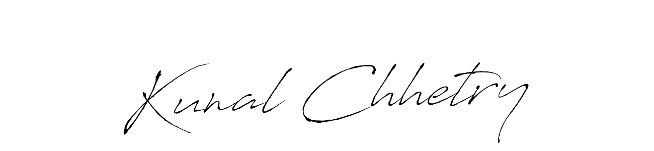 Make a beautiful signature design for name Kunal Chhetry. With this signature (Antro_Vectra) style, you can create a handwritten signature for free. Kunal Chhetry signature style 6 images and pictures png