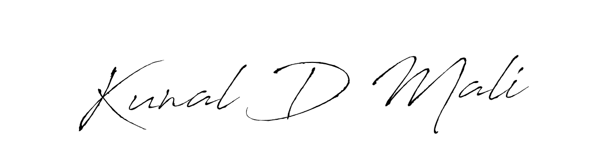 You should practise on your own different ways (Antro_Vectra) to write your name (Kunal D Mali) in signature. don't let someone else do it for you. Kunal D Mali signature style 6 images and pictures png