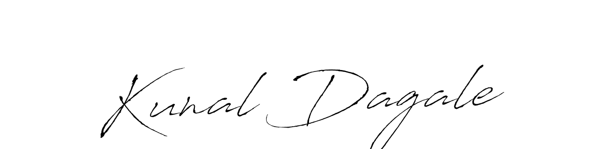 How to make Kunal Dagale name signature. Use Antro_Vectra style for creating short signs online. This is the latest handwritten sign. Kunal Dagale signature style 6 images and pictures png