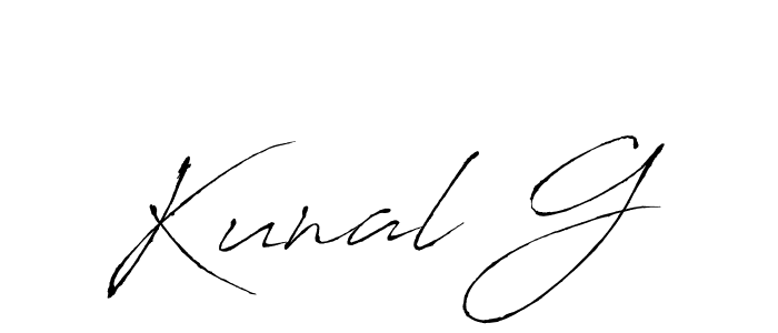 The best way (Antro_Vectra) to make a short signature is to pick only two or three words in your name. The name Kunal G include a total of six letters. For converting this name. Kunal G signature style 6 images and pictures png