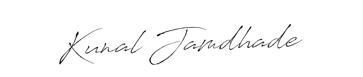 It looks lik you need a new signature style for name Kunal Jamdhade. Design unique handwritten (Antro_Vectra) signature with our free signature maker in just a few clicks. Kunal Jamdhade signature style 6 images and pictures png