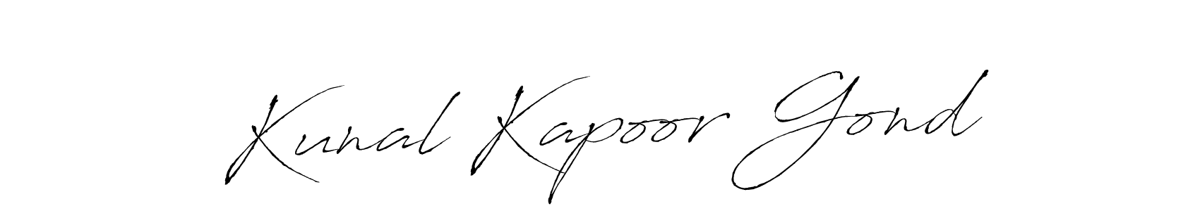 Make a beautiful signature design for name Kunal Kapoor Gond. Use this online signature maker to create a handwritten signature for free. Kunal Kapoor Gond signature style 6 images and pictures png