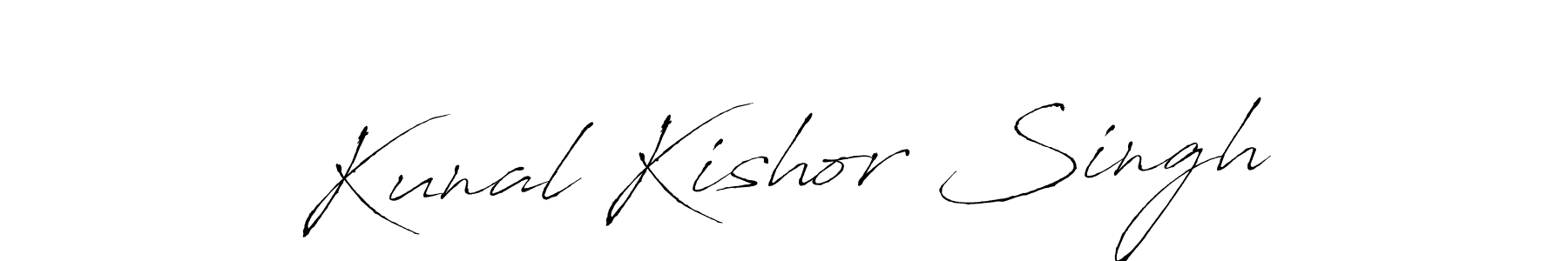 It looks lik you need a new signature style for name Kunal Kishor Singh. Design unique handwritten (Antro_Vectra) signature with our free signature maker in just a few clicks. Kunal Kishor Singh signature style 6 images and pictures png