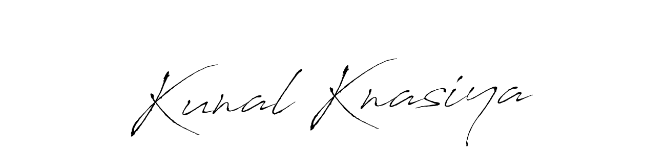 Design your own signature with our free online signature maker. With this signature software, you can create a handwritten (Antro_Vectra) signature for name Kunal Knasiya. Kunal Knasiya signature style 6 images and pictures png