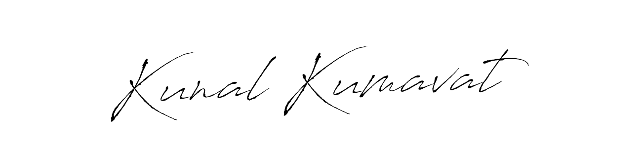 How to make Kunal Kumavat name signature. Use Antro_Vectra style for creating short signs online. This is the latest handwritten sign. Kunal Kumavat signature style 6 images and pictures png