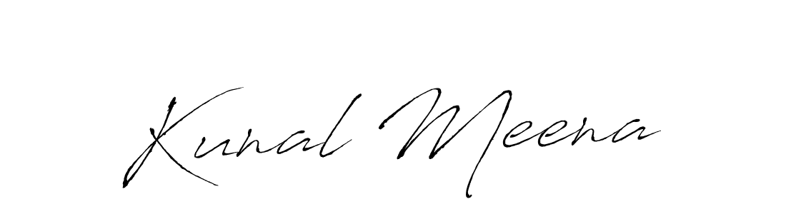 Kunal Meena stylish signature style. Best Handwritten Sign (Antro_Vectra) for my name. Handwritten Signature Collection Ideas for my name Kunal Meena. Kunal Meena signature style 6 images and pictures png