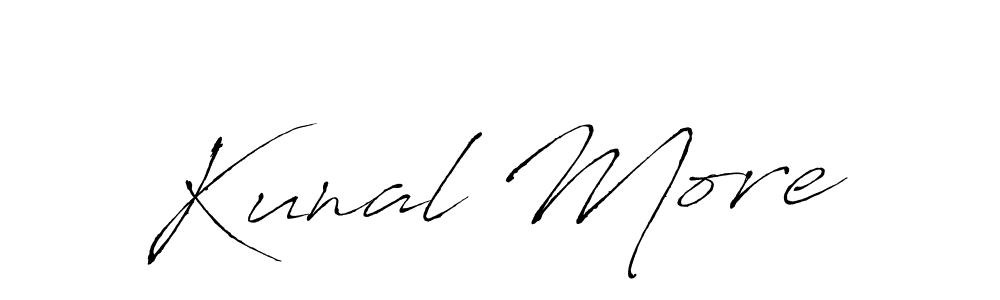 The best way (Antro_Vectra) to make a short signature is to pick only two or three words in your name. The name Kunal More include a total of six letters. For converting this name. Kunal More signature style 6 images and pictures png