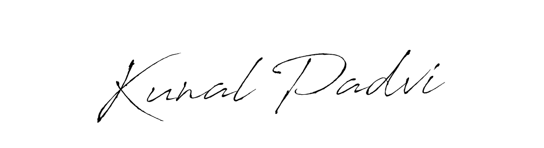 Also You can easily find your signature by using the search form. We will create Kunal Padvi name handwritten signature images for you free of cost using Antro_Vectra sign style. Kunal Padvi signature style 6 images and pictures png