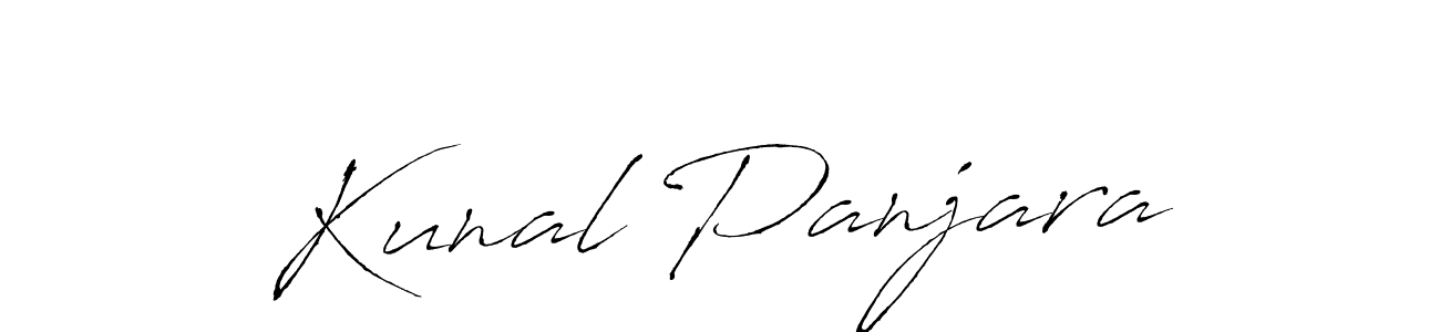 Create a beautiful signature design for name Kunal Panjara. With this signature (Antro_Vectra) fonts, you can make a handwritten signature for free. Kunal Panjara signature style 6 images and pictures png