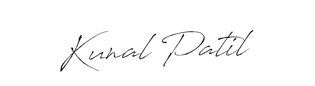 You should practise on your own different ways (Antro_Vectra) to write your name (Kunal Patil) in signature. don't let someone else do it for you. Kunal Patil signature style 6 images and pictures png