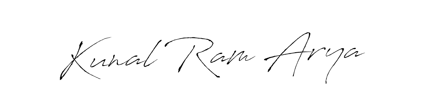 Also we have Kunal Ram Arya name is the best signature style. Create professional handwritten signature collection using Antro_Vectra autograph style. Kunal Ram Arya signature style 6 images and pictures png