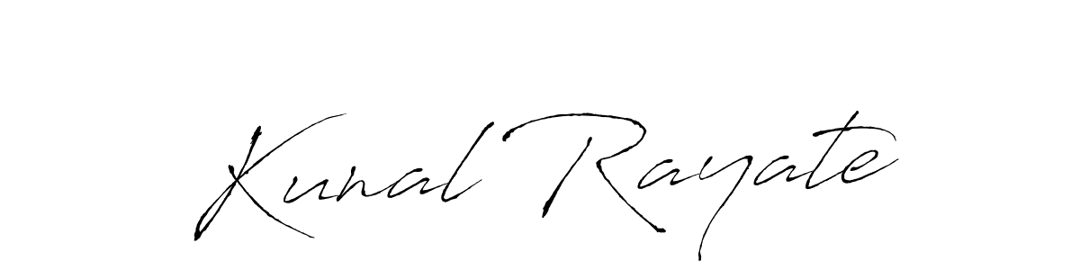 Also we have Kunal Rayate name is the best signature style. Create professional handwritten signature collection using Antro_Vectra autograph style. Kunal Rayate signature style 6 images and pictures png