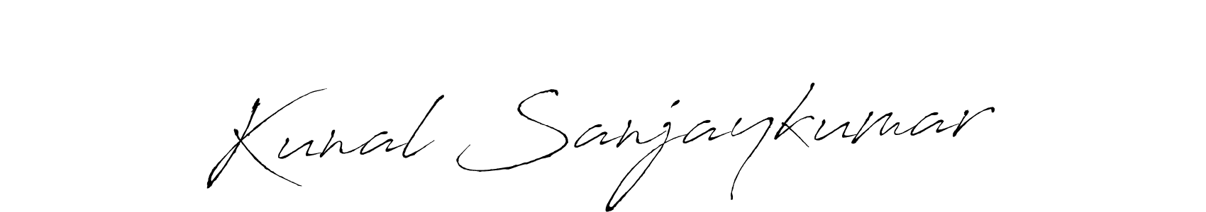 How to Draw Kunal Sanjaykumar signature style? Antro_Vectra is a latest design signature styles for name Kunal Sanjaykumar. Kunal Sanjaykumar signature style 6 images and pictures png