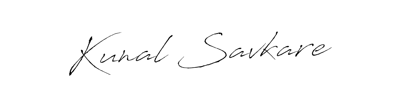 It looks lik you need a new signature style for name Kunal Savkare. Design unique handwritten (Antro_Vectra) signature with our free signature maker in just a few clicks. Kunal Savkare signature style 6 images and pictures png