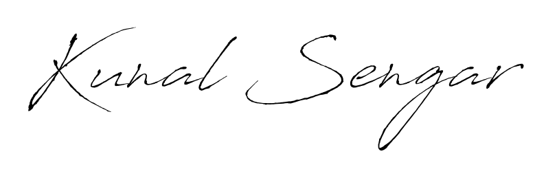 A dynamic signature style for Kunal Sengar using Antro_Vectra script. Designed to look authentic, handwritten, and professional. Kunal Sengar signature style 6 images and pictures png