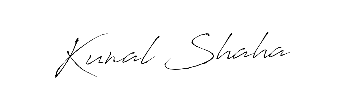 Antro_Vectra is a professional signature style that is perfect for those who want to add a touch of class to their signature. It is also a great choice for those who want to make their signature more unique. Get Kunal Shaha name to fancy signature for free. Kunal Shaha signature style 6 images and pictures png