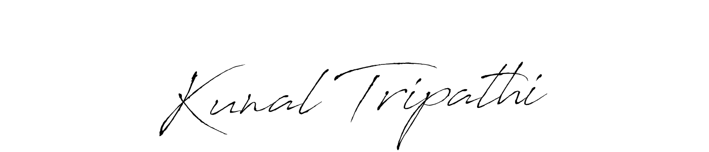 Create a beautiful signature design for name Kunal Tripathi. With this signature (Antro_Vectra) fonts, you can make a handwritten signature for free. Kunal Tripathi signature style 6 images and pictures png