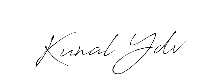 Also we have Kunal Ydv name is the best signature style. Create professional handwritten signature collection using Antro_Vectra autograph style. Kunal Ydv signature style 6 images and pictures png