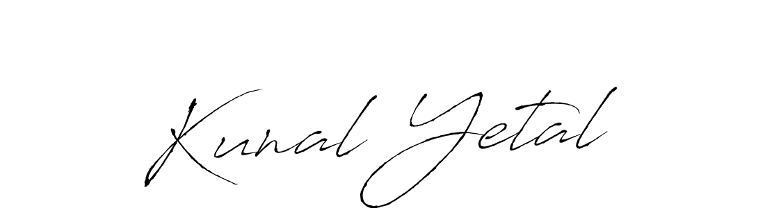 Once you've used our free online signature maker to create your best signature Antro_Vectra style, it's time to enjoy all of the benefits that Kunal Yetal name signing documents. Kunal Yetal signature style 6 images and pictures png