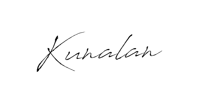 Also we have Kunalan name is the best signature style. Create professional handwritten signature collection using Antro_Vectra autograph style. Kunalan signature style 6 images and pictures png