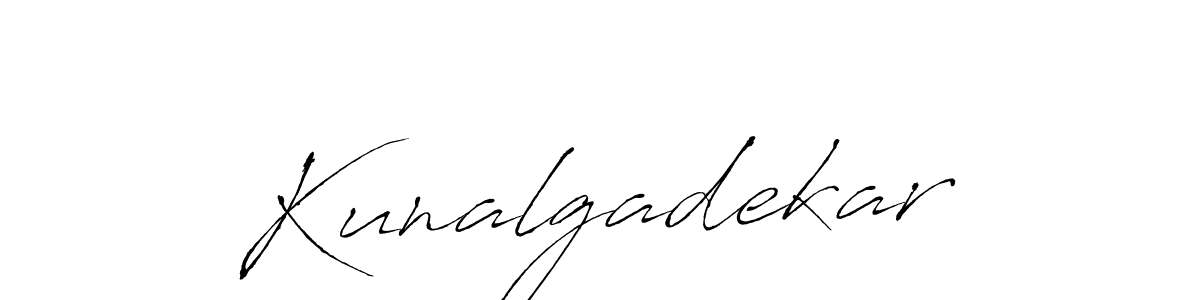 Create a beautiful signature design for name Kunalgadekar. With this signature (Antro_Vectra) fonts, you can make a handwritten signature for free. Kunalgadekar signature style 6 images and pictures png