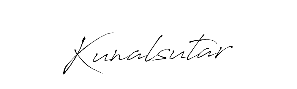 Create a beautiful signature design for name Kunalsutar. With this signature (Antro_Vectra) fonts, you can make a handwritten signature for free. Kunalsutar signature style 6 images and pictures png