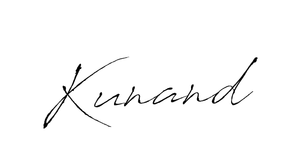 Make a short Kunand signature style. Manage your documents anywhere anytime using Antro_Vectra. Create and add eSignatures, submit forms, share and send files easily. Kunand signature style 6 images and pictures png