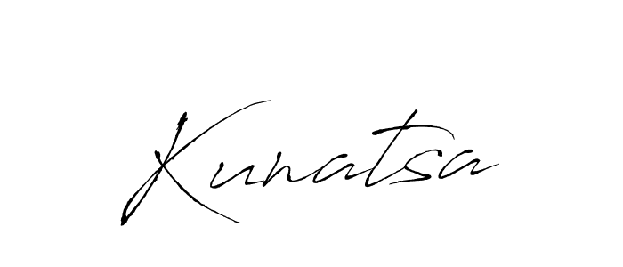 Create a beautiful signature design for name Kunatsa. With this signature (Antro_Vectra) fonts, you can make a handwritten signature for free. Kunatsa signature style 6 images and pictures png