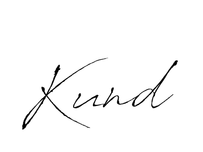 Make a beautiful signature design for name Kund. With this signature (Antro_Vectra) style, you can create a handwritten signature for free. Kund signature style 6 images and pictures png