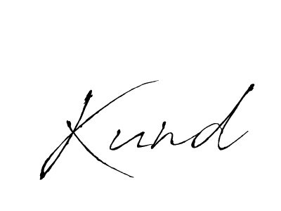 Make a beautiful signature design for name Kund. With this signature (Antro_Vectra) style, you can create a handwritten signature for free. Kund signature style 6 images and pictures png