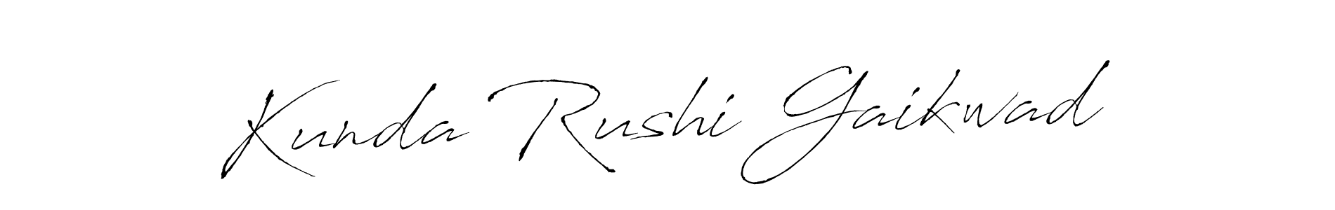 How to make Kunda Rushi Gaikwad signature? Antro_Vectra is a professional autograph style. Create handwritten signature for Kunda Rushi Gaikwad name. Kunda Rushi Gaikwad signature style 6 images and pictures png