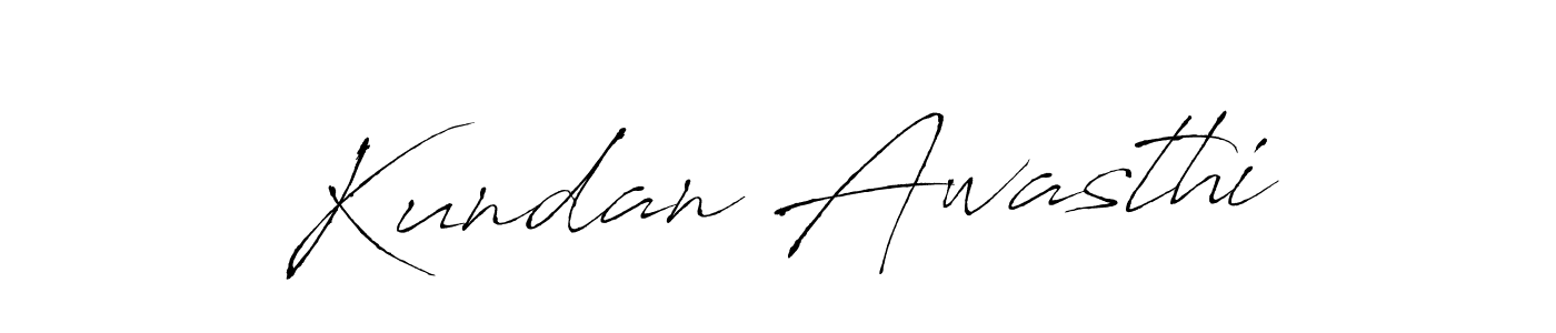 Kundan Awasthi stylish signature style. Best Handwritten Sign (Antro_Vectra) for my name. Handwritten Signature Collection Ideas for my name Kundan Awasthi. Kundan Awasthi signature style 6 images and pictures png