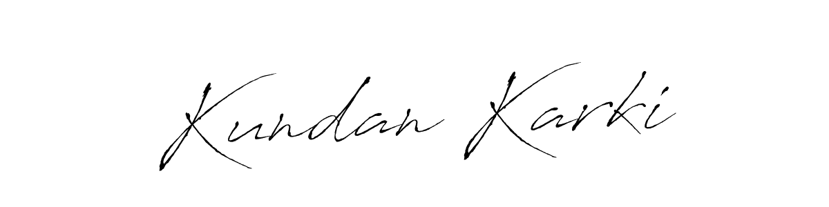 The best way (Antro_Vectra) to make a short signature is to pick only two or three words in your name. The name Kundan Karki include a total of six letters. For converting this name. Kundan Karki signature style 6 images and pictures png