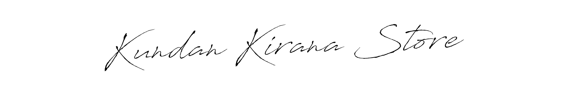 Also we have Kundan Kirana Store name is the best signature style. Create professional handwritten signature collection using Antro_Vectra autograph style. Kundan Kirana Store signature style 6 images and pictures png