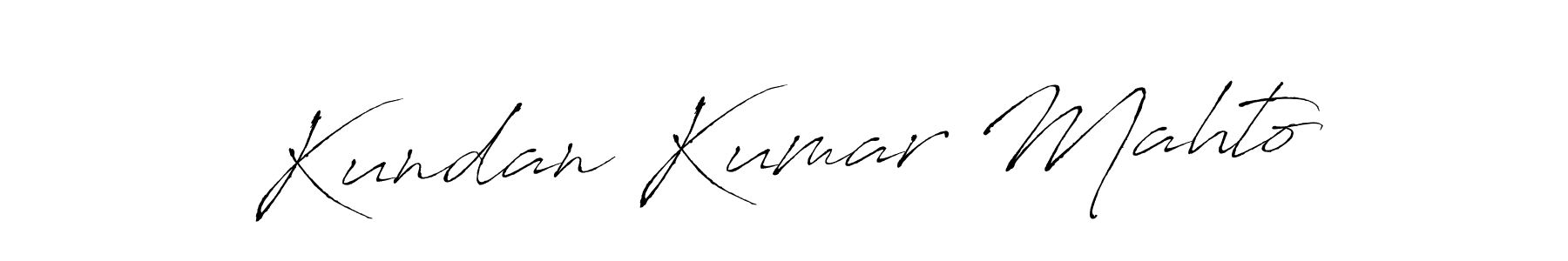 Design your own signature with our free online signature maker. With this signature software, you can create a handwritten (Antro_Vectra) signature for name Kundan Kumar Mahto. Kundan Kumar Mahto signature style 6 images and pictures png