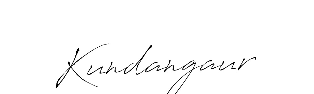 Make a beautiful signature design for name Kundangaur. With this signature (Antro_Vectra) style, you can create a handwritten signature for free. Kundangaur signature style 6 images and pictures png