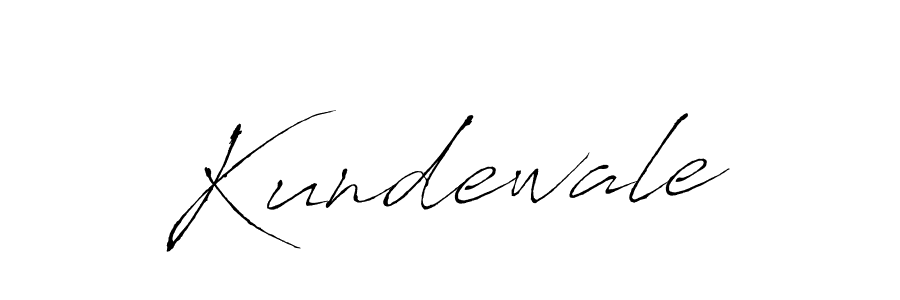 Design your own signature with our free online signature maker. With this signature software, you can create a handwritten (Antro_Vectra) signature for name Kundewale. Kundewale signature style 6 images and pictures png