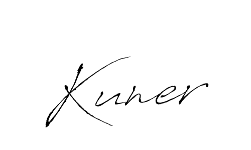 The best way (Antro_Vectra) to make a short signature is to pick only two or three words in your name. The name Kuner include a total of six letters. For converting this name. Kuner signature style 6 images and pictures png