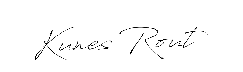 Best and Professional Signature Style for Kunes Rout. Antro_Vectra Best Signature Style Collection. Kunes Rout signature style 6 images and pictures png