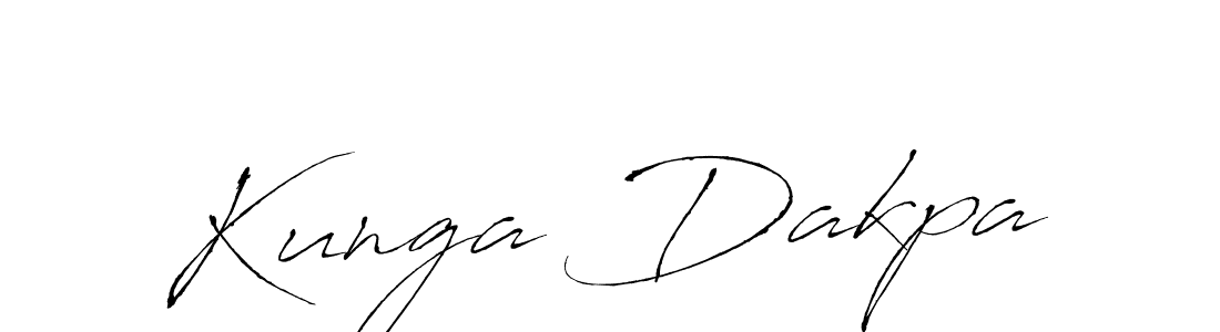 Design your own signature with our free online signature maker. With this signature software, you can create a handwritten (Antro_Vectra) signature for name Kunga Dakpa. Kunga Dakpa signature style 6 images and pictures png