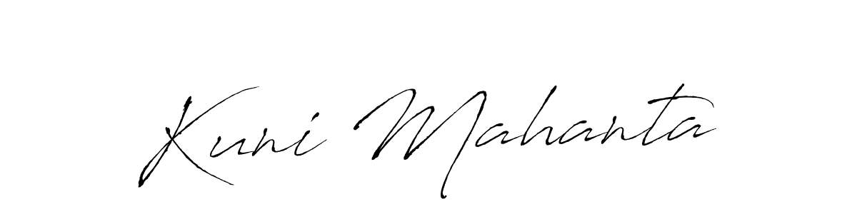 How to make Kuni Mahanta signature? Antro_Vectra is a professional autograph style. Create handwritten signature for Kuni Mahanta name. Kuni Mahanta signature style 6 images and pictures png