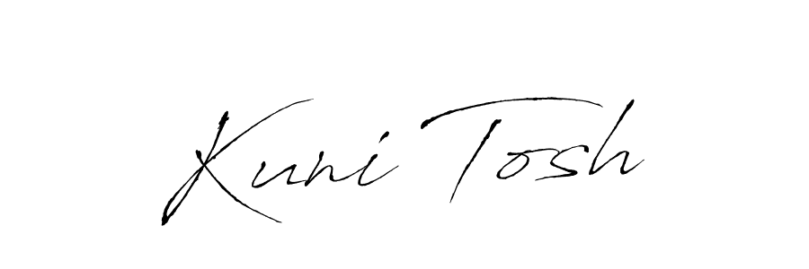 Make a beautiful signature design for name Kuni Tosh. With this signature (Antro_Vectra) style, you can create a handwritten signature for free. Kuni Tosh signature style 6 images and pictures png