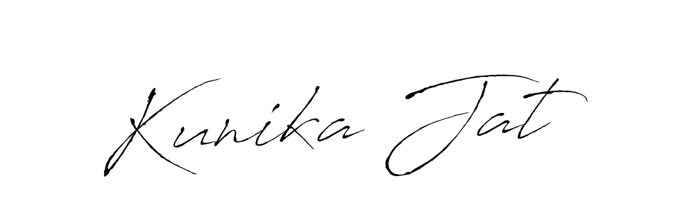 It looks lik you need a new signature style for name Kunika Jat. Design unique handwritten (Antro_Vectra) signature with our free signature maker in just a few clicks. Kunika Jat signature style 6 images and pictures png